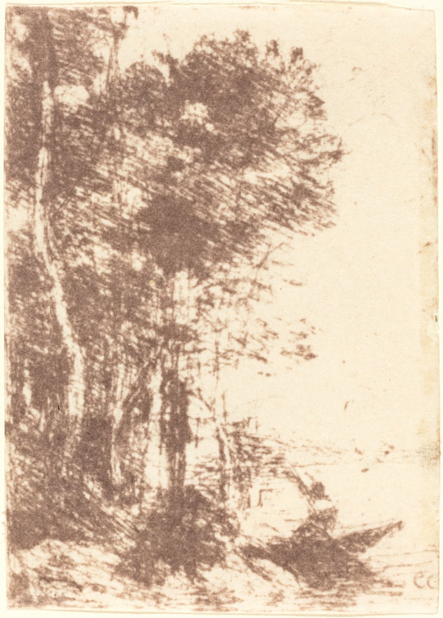 Pamiątka z Fampoux autorstwa Jean Baptiste Camille Corot