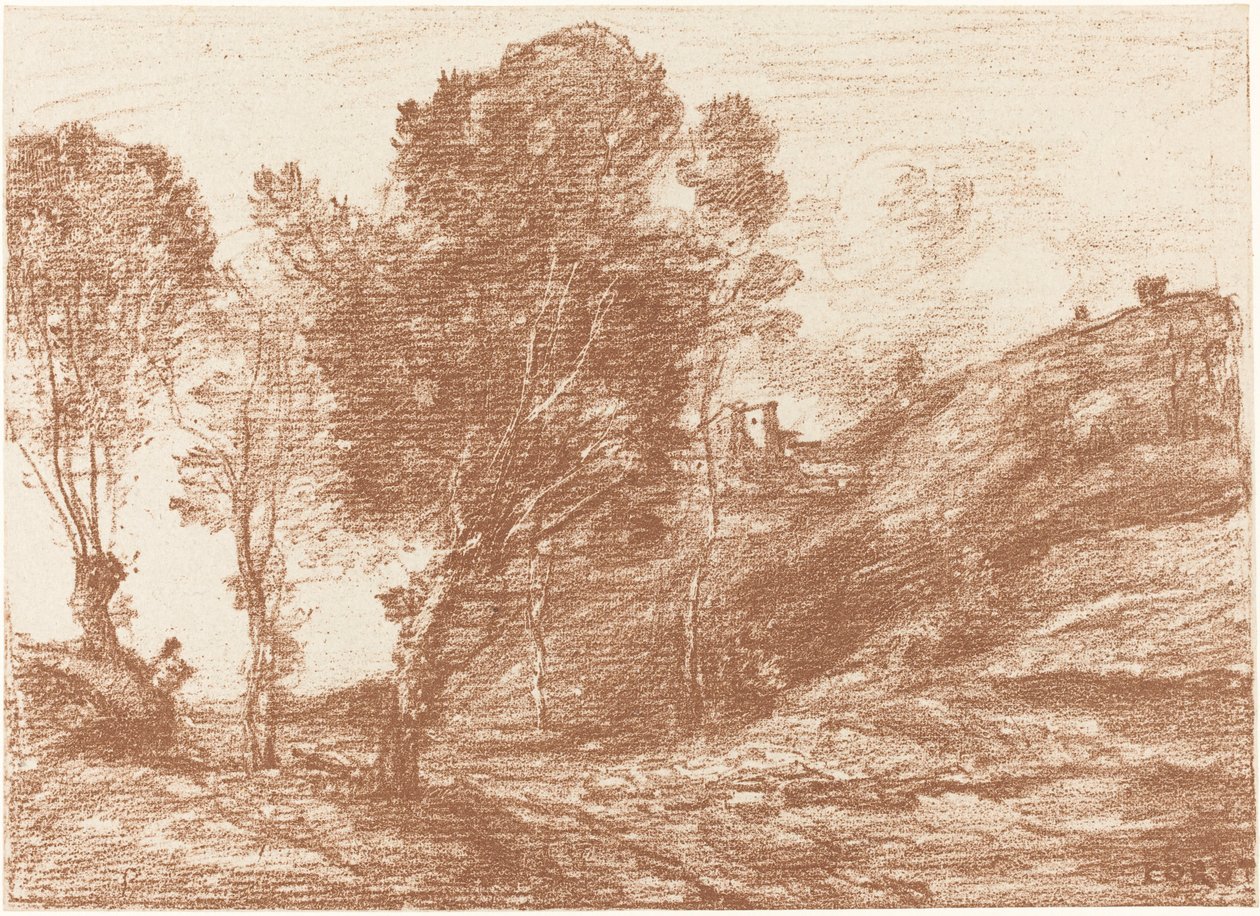 Pamiątka Włoch autorstwa Jean Baptiste Camille Corot
