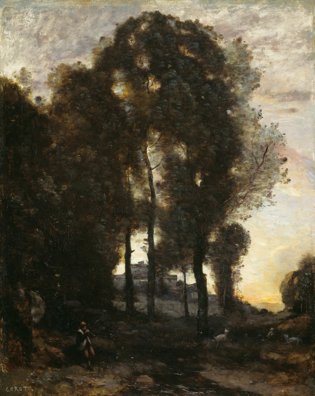 Pamiątka z Włoch autorstwa Jean Baptiste Camille Corot