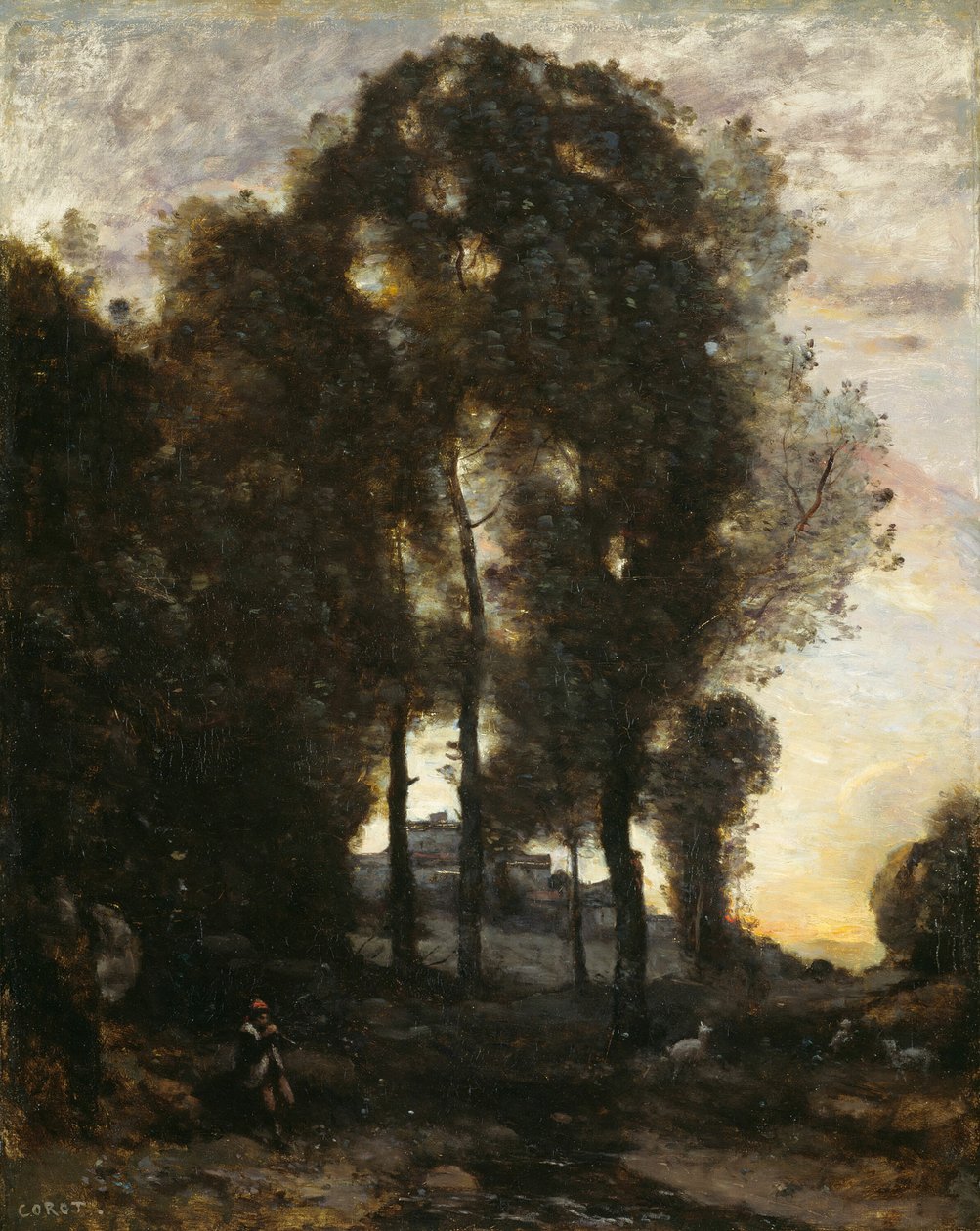 Pamiątka Włoch, 185560. autorstwa Jean Baptiste Camille Corot
