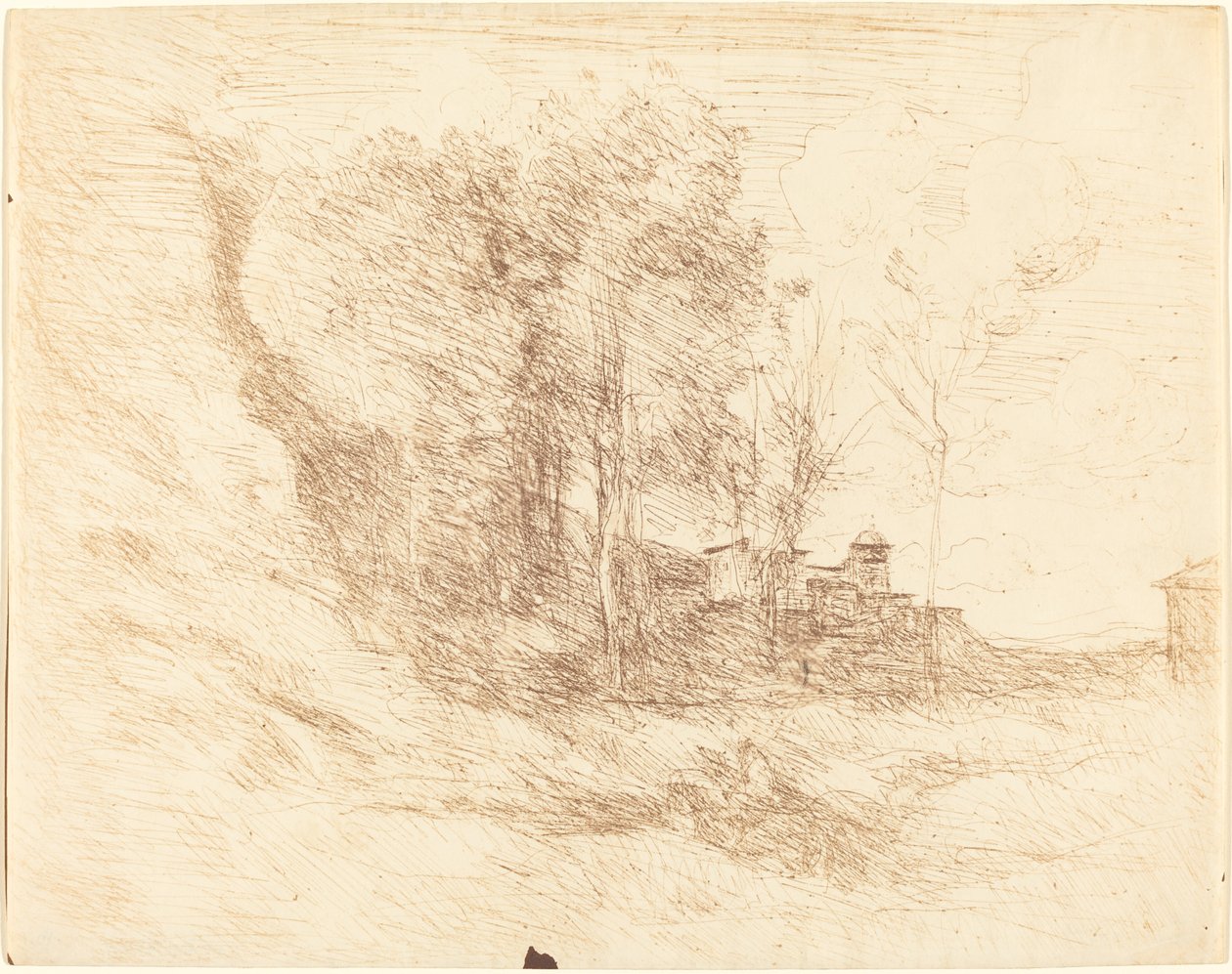 Pamiątka z Ostii Pamiątka z Ostii, 1855. autorstwa Jean Baptiste Camille Corot