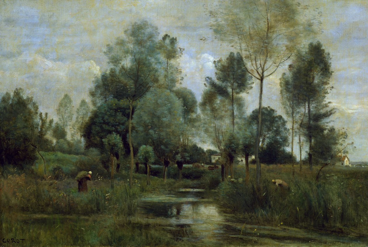 Wiosna, Jean-Baptiste-Camille Corot (1796-1875) autorstwa Jean Baptiste Camille Corot