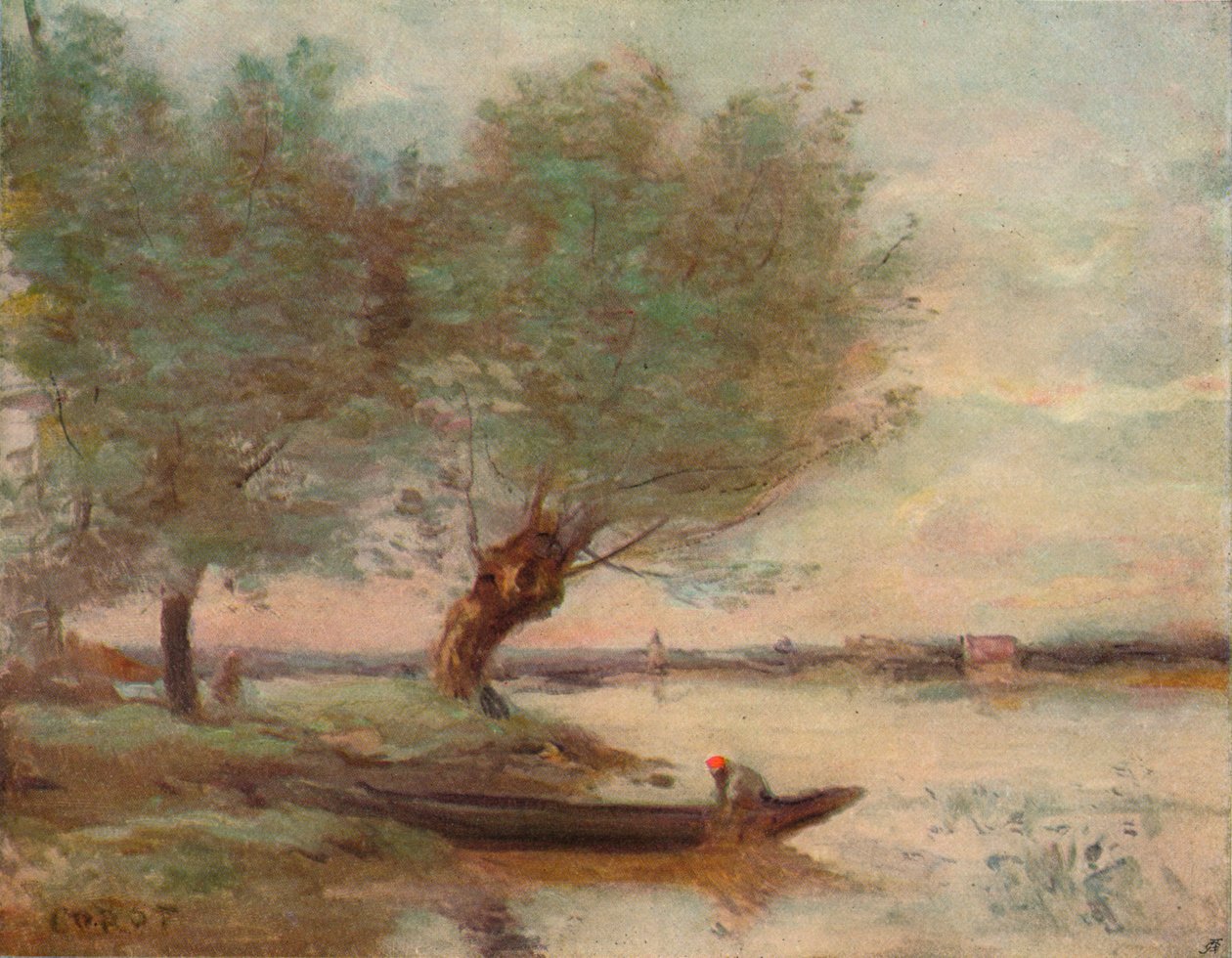 Przewoźnik, 1806-1875, 1906-7. autorstwa Jean Baptiste Camille Corot