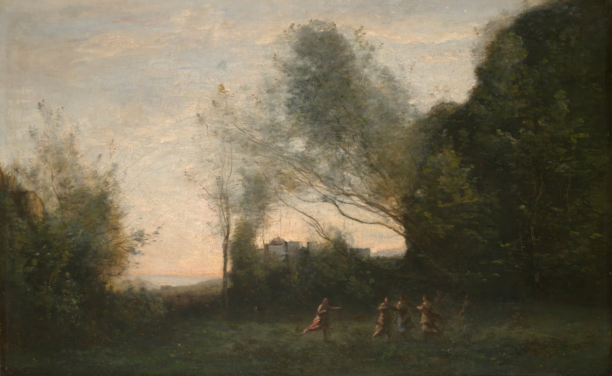 Taniec Nimf autorstwa Jean Baptiste Camille Corot