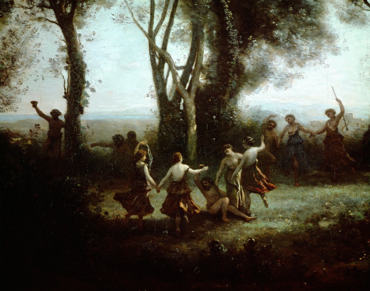 Taniec nimf ... autorstwa Jean Baptiste Camille Corot
