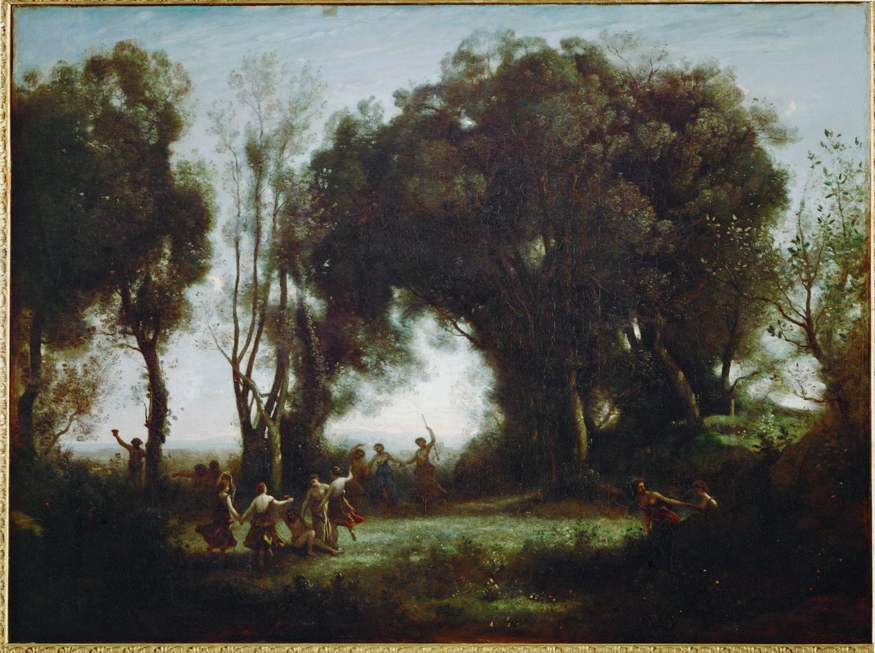 Taniec nimf ... autorstwa Jean Baptiste Camille Corot