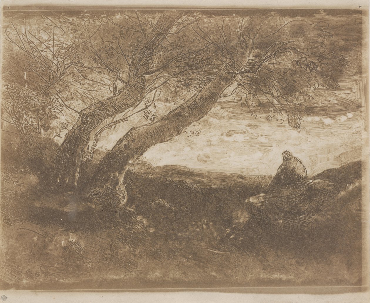 Marzyciel autorstwa Jean Baptiste Camille Corot