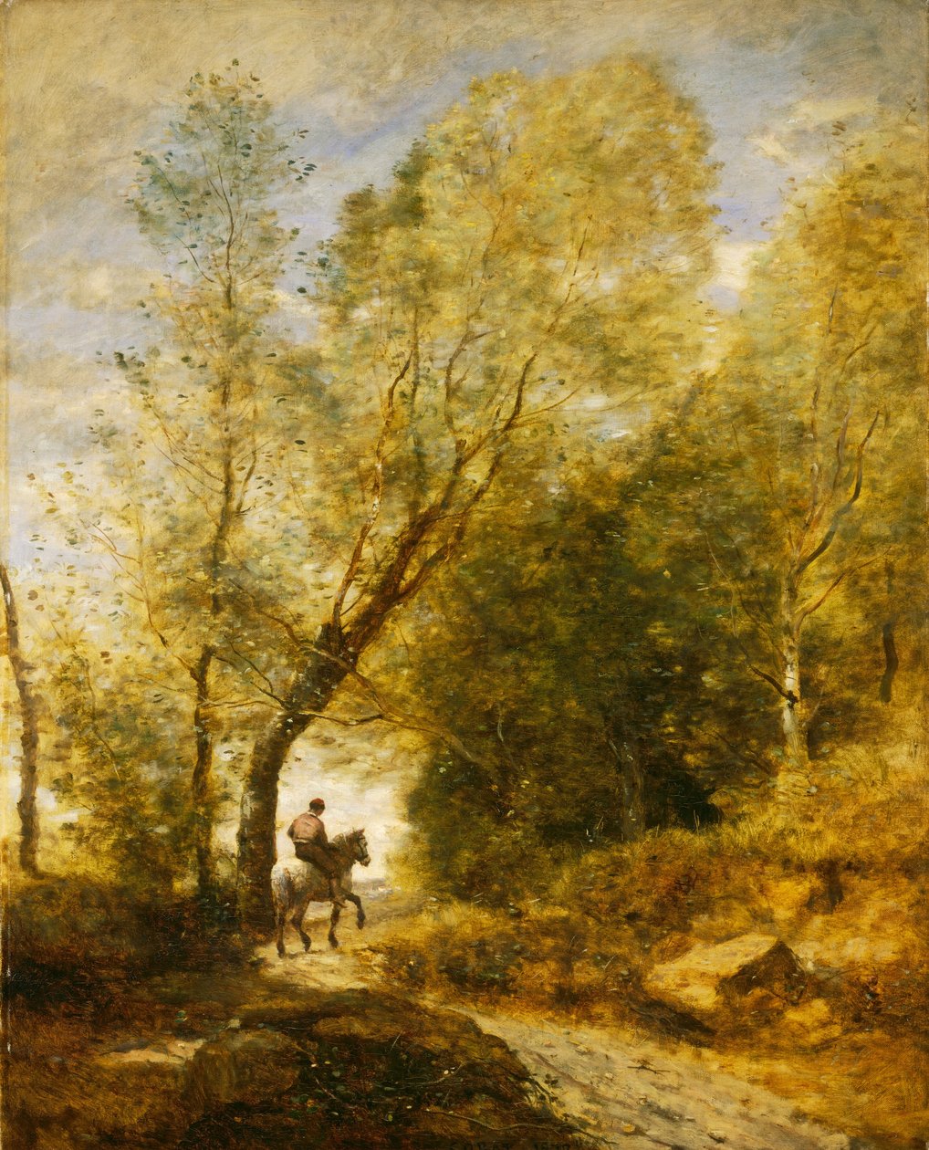 Las Coubron autorstwa Jean Baptiste Camille Corot