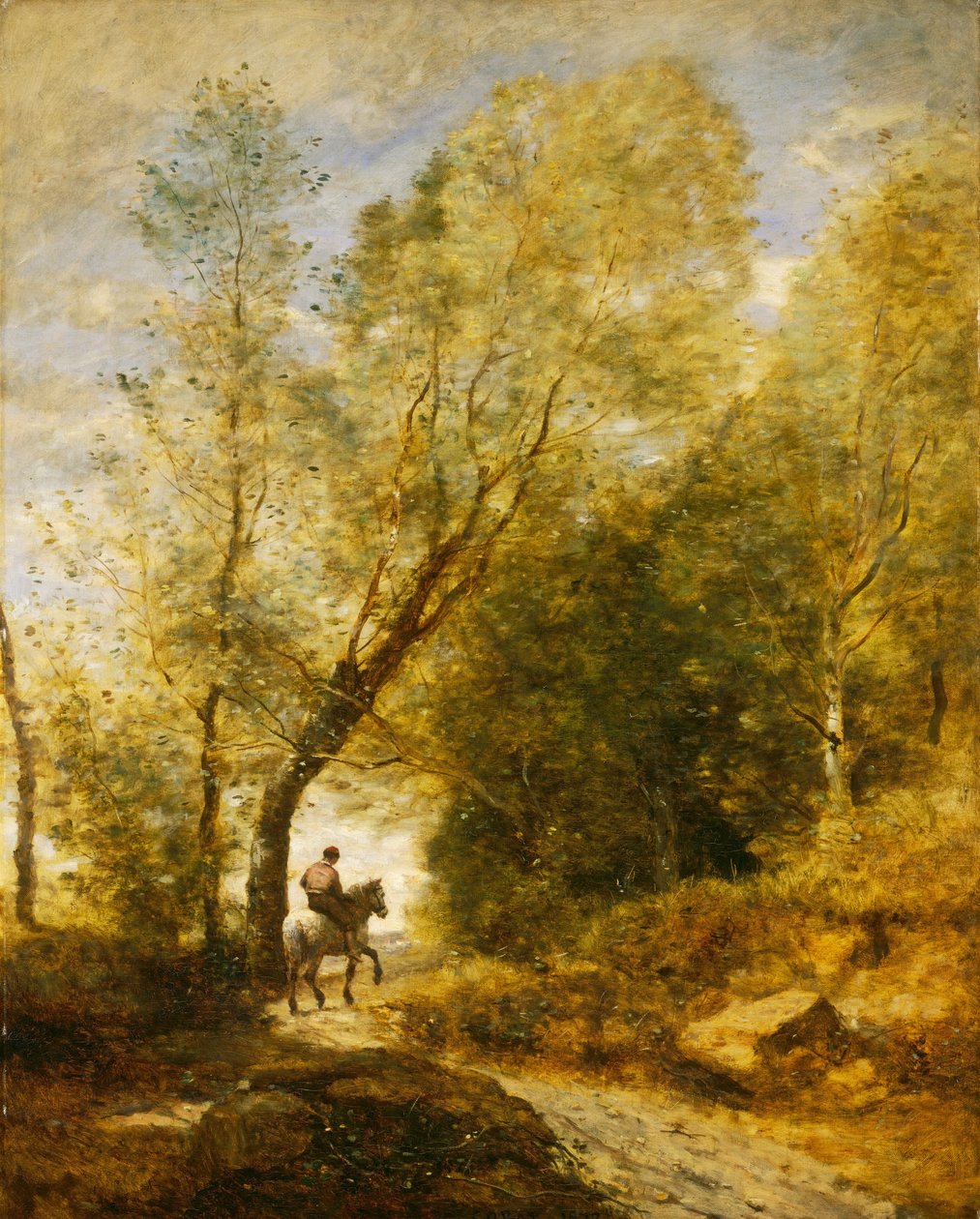 Las Coubron, 1872. autorstwa Jean Baptiste Camille Corot