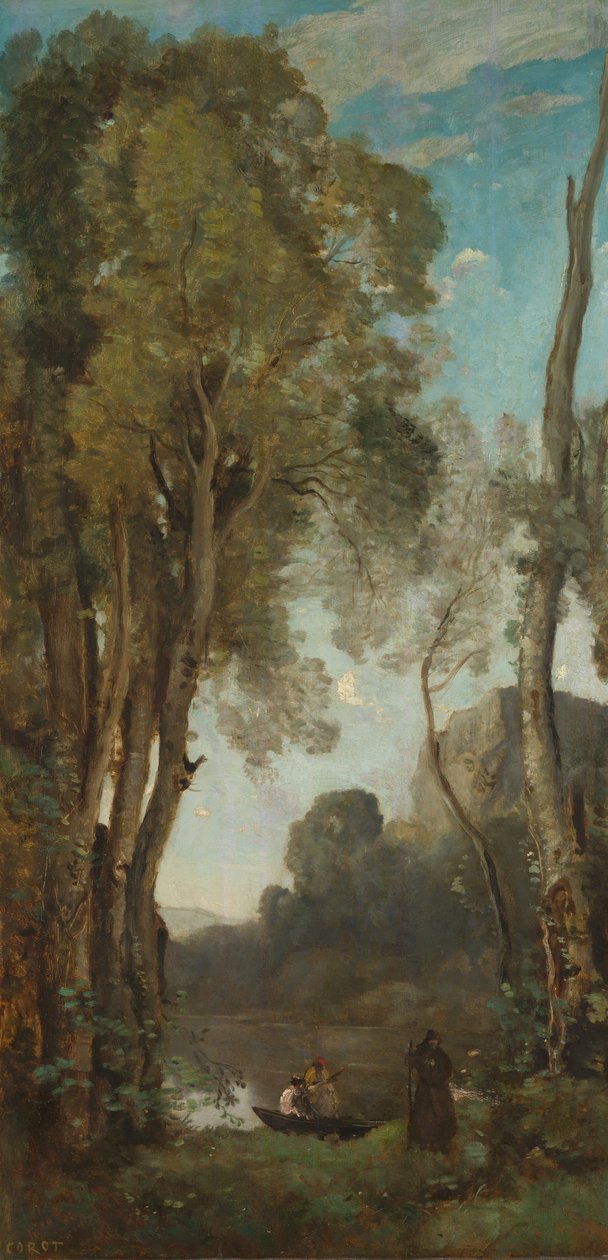 Cztery pory dnia (wieczór) autorstwa Jean Baptiste Camille Corot
