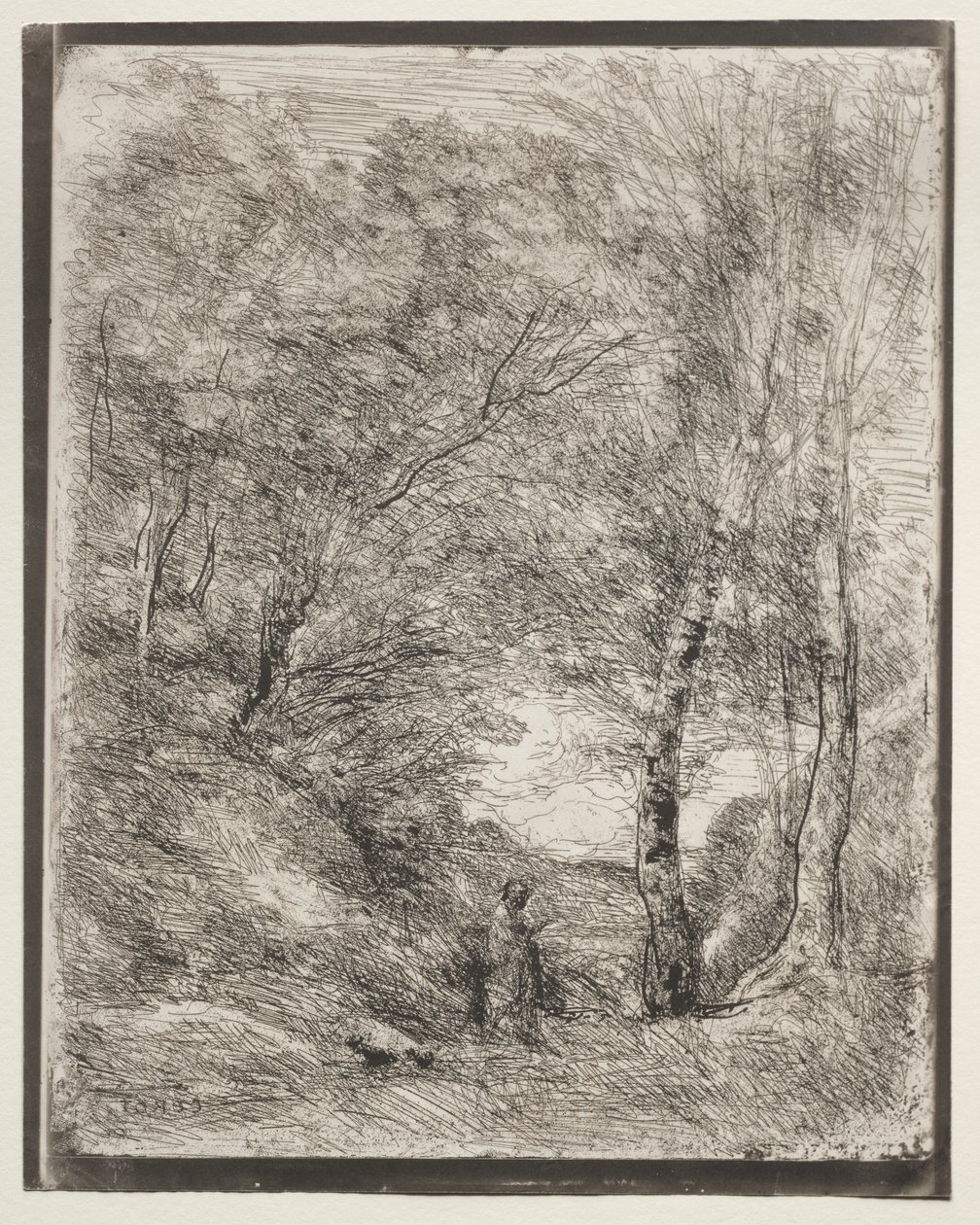 Ogrody Horacego autorstwa Jean Baptiste Camille Corot