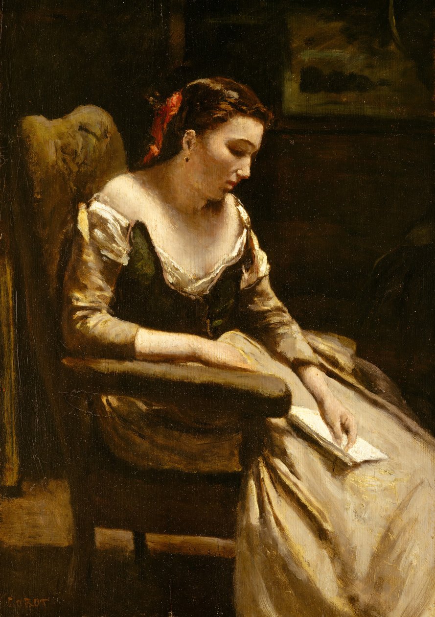 List, ca. 1865. autorstwa Jean Baptiste Camille Corot