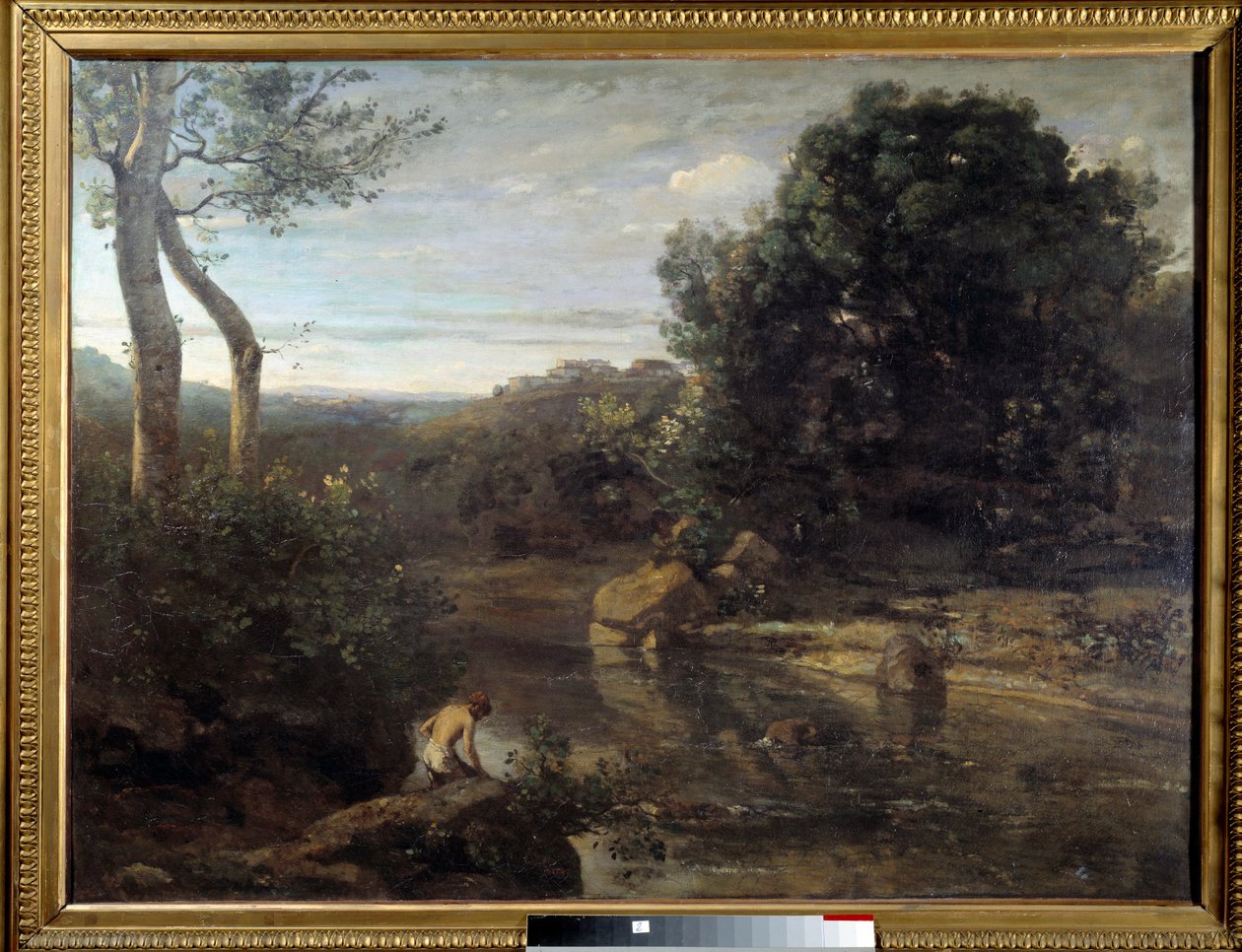 Obraz Wanna Pasterza autorstwa Camille Corot (1796-1875) 1848 Nd. 0,87x1,17 m Douai, Musée de la Chartreuse autorstwa Jean Baptiste Camille Corot