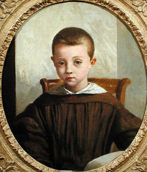 Syn M. Edouarda Delalaina, ok. 1845-50 (olej na płótnie) autorstwa Jean Baptiste Camille Corot