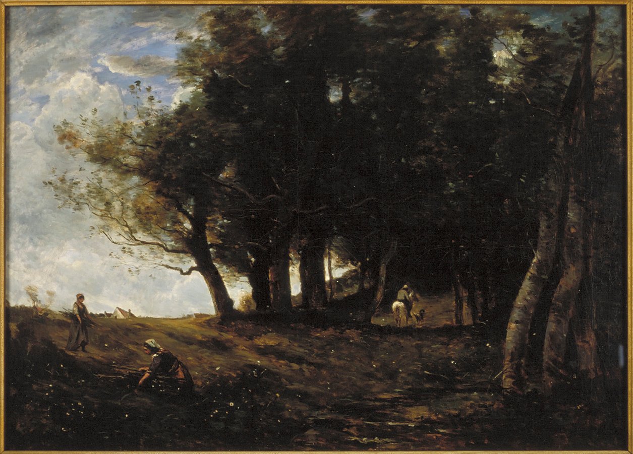 „Zbieracze drewna”, 1875. autorstwa Jean Baptiste Camille Corot