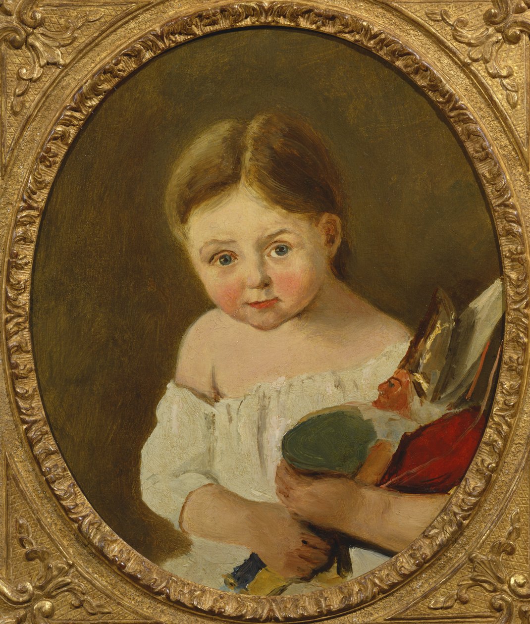 Najmłodsza córka M. Edouarda Delalaina, ok. 1845-50 autorstwa Jean Baptiste Camille Corot