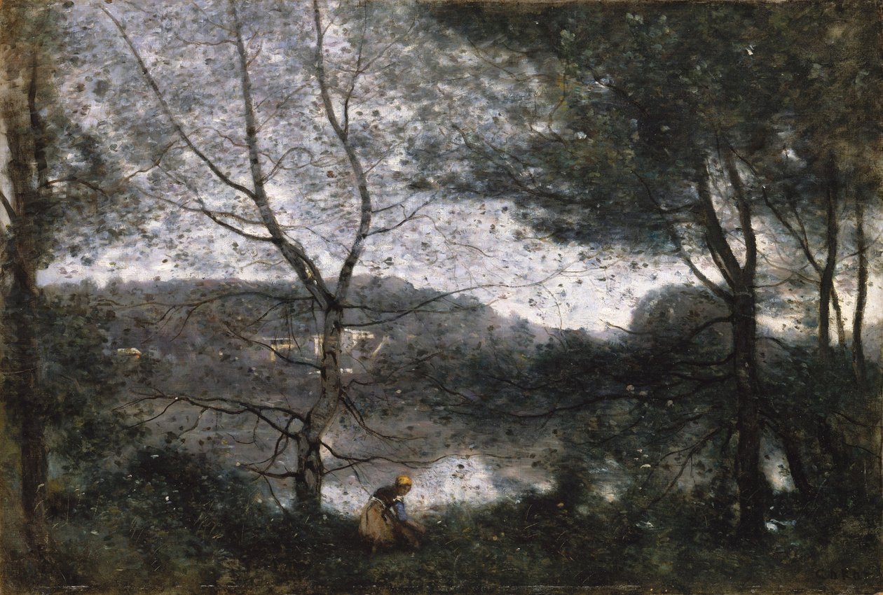 Miasto Avray autorstwa Jean Baptiste Camille Corot