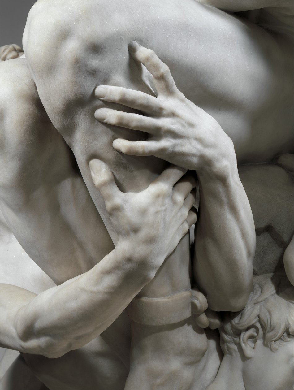 Szczegół Ugolino i jego synów autorstwa Jean Baptiste Carpeaux