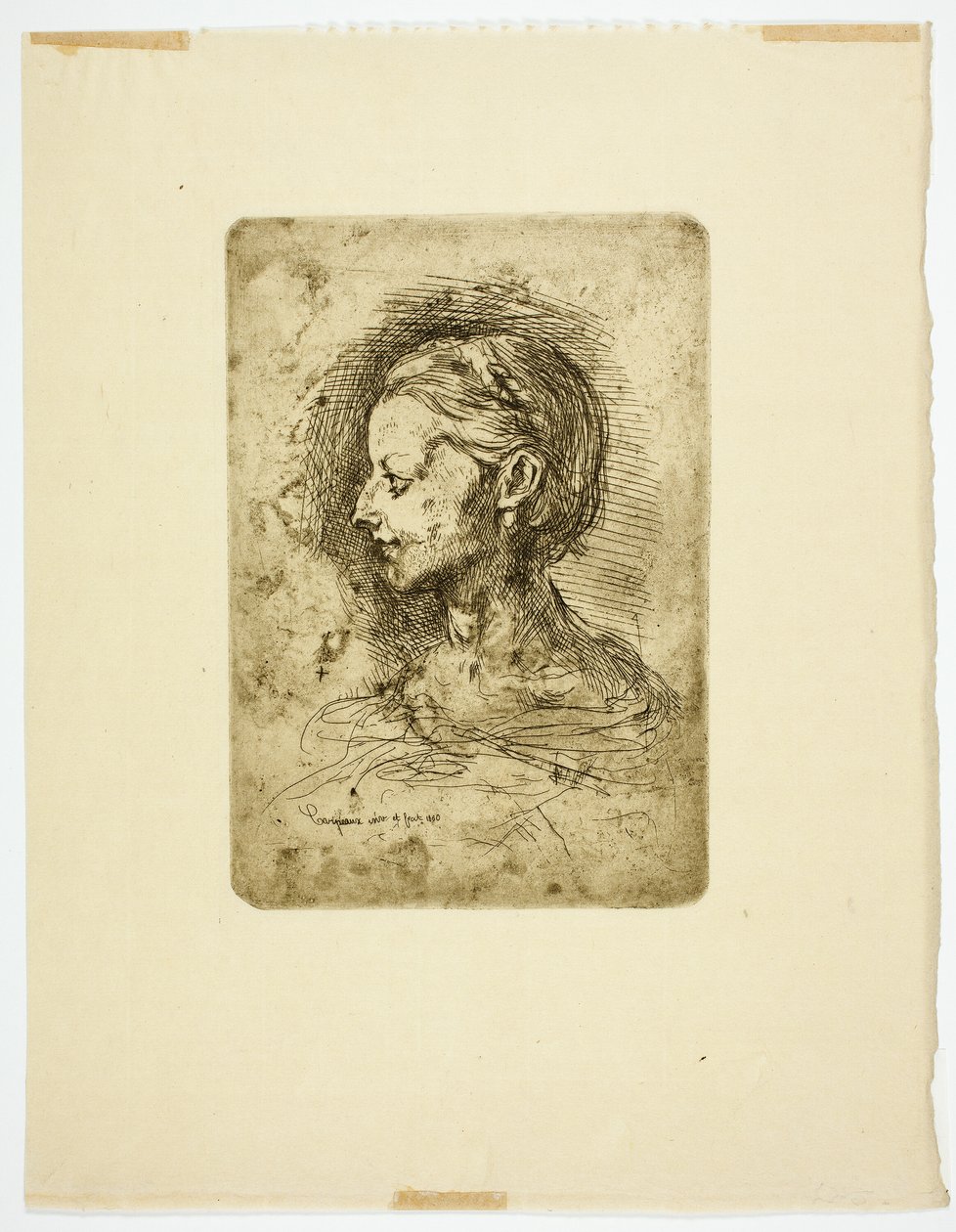 Głowa kobiety autorstwa Jean Baptiste Carpeaux