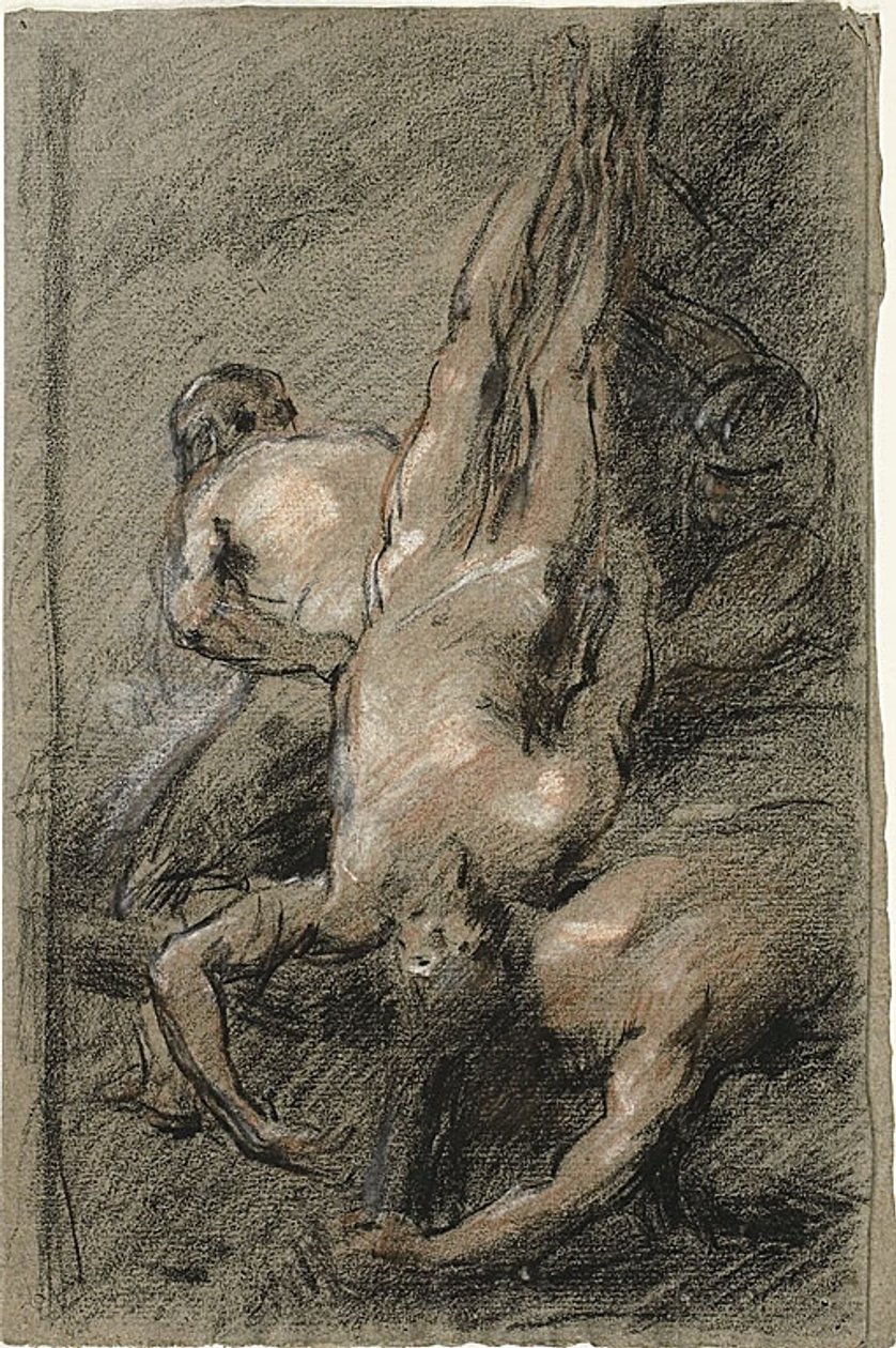Męczeństwo świętego Piotra autorstwa Jean Baptiste Carpeaux