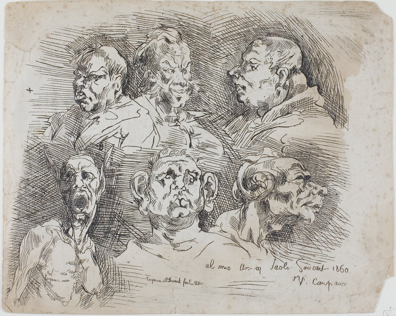 Studia szefów autorstwa Jean Baptiste Carpeaux