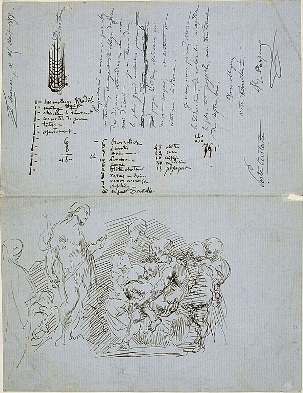Przepowiadanie świętego Jana Chrzciciela autorstwa Jean Baptiste Carpeaux