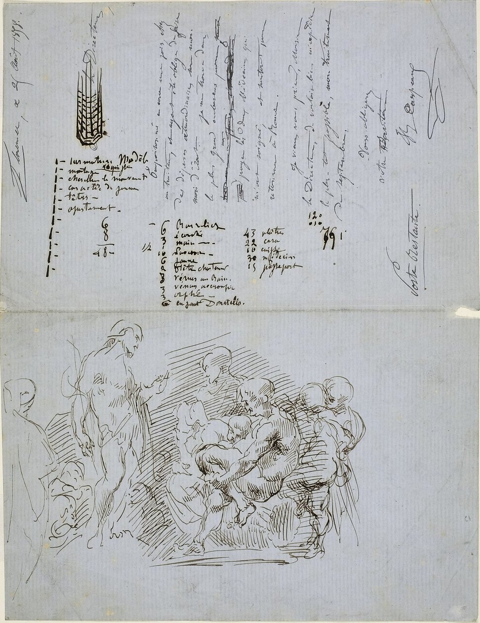 Głoszenie św. Jana Chrzciciela autorstwa Jean Baptiste Carpeaux