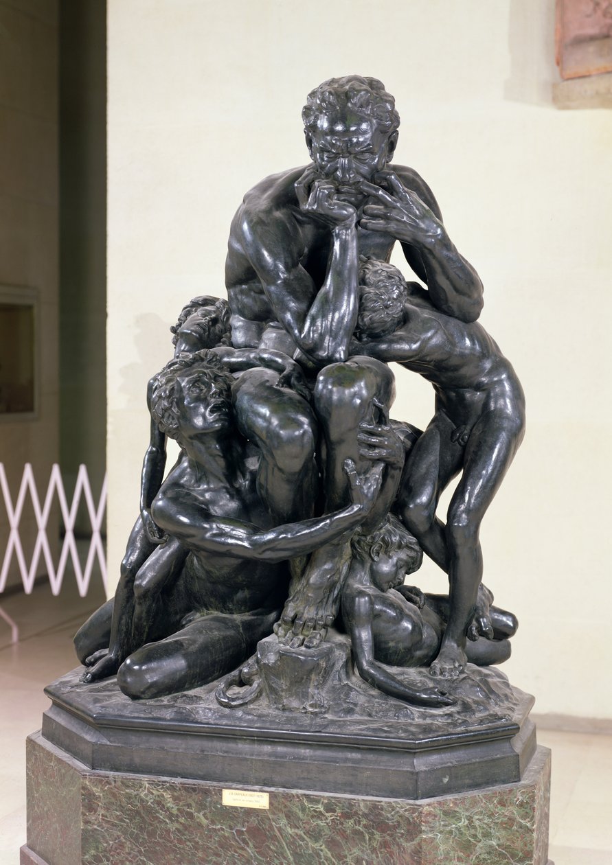 Ugolino i jego synowie, 1860 (brąz) (patrz także 197136 i 347397) autorstwa Jean Baptiste Carpeaux
