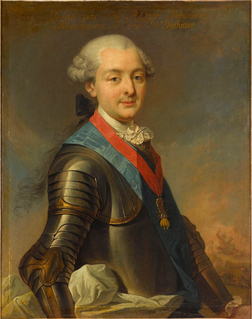 Louis Jean Marie de Bourbon, książę Penthievre 1725-1793, ok. 1760. autorstwa Jean Baptiste Charpentier