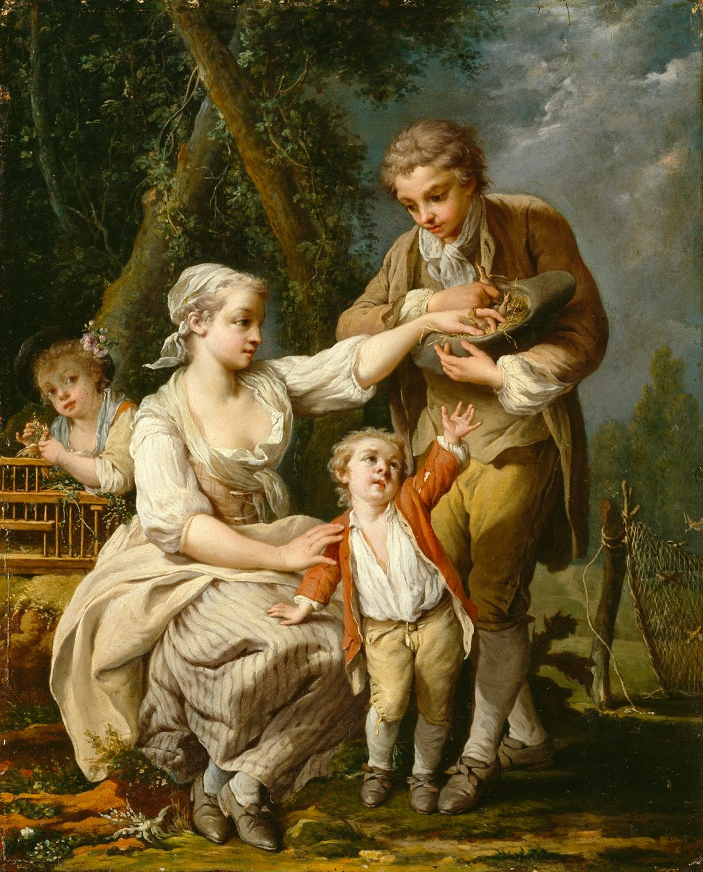 Ptasie gniazdo autorstwa Jean Baptiste Charpentier the Elder