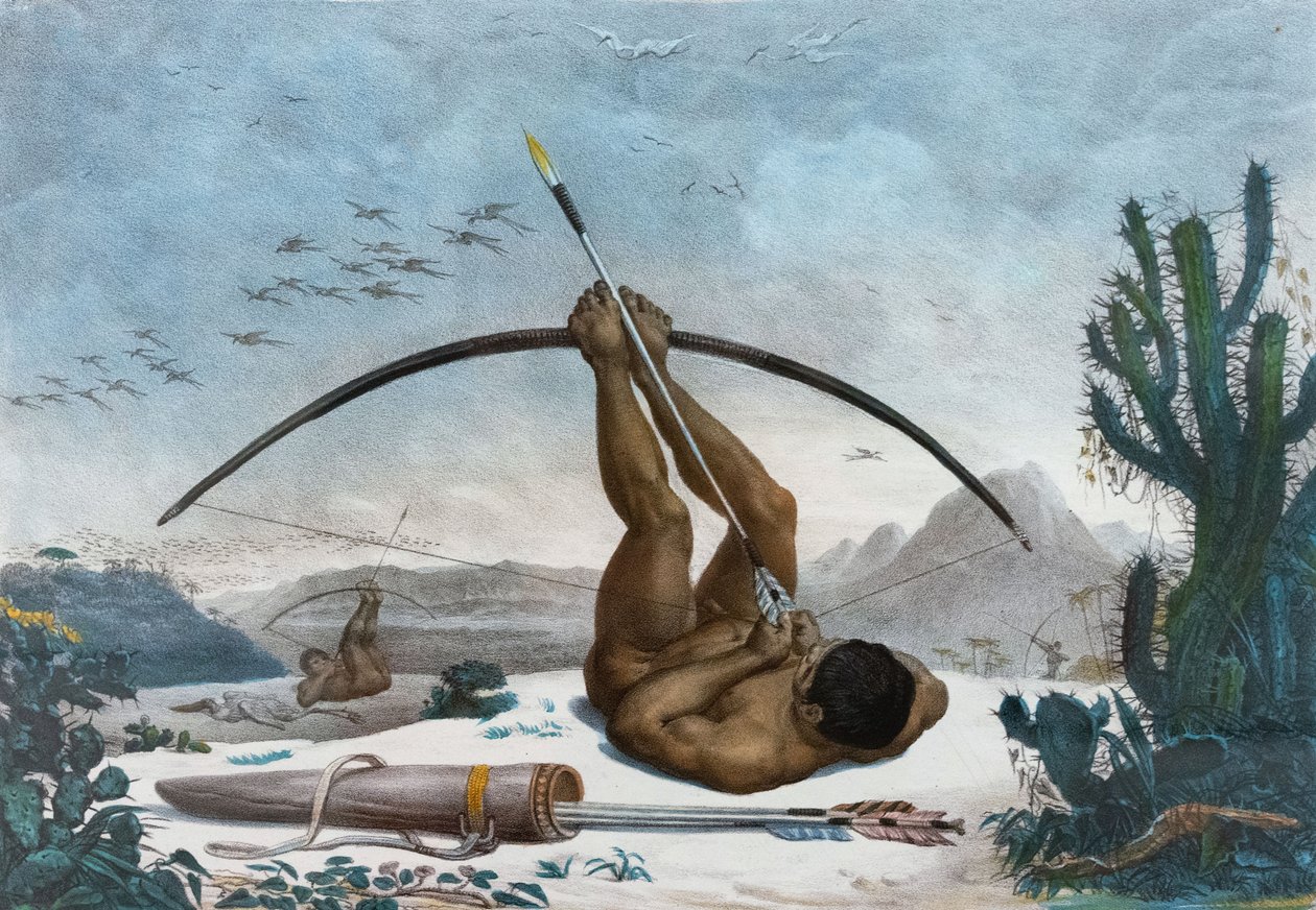 Caboclo autorstwa Jean-Baptiste Debret 1834 autorstwa Jean Baptiste Debret