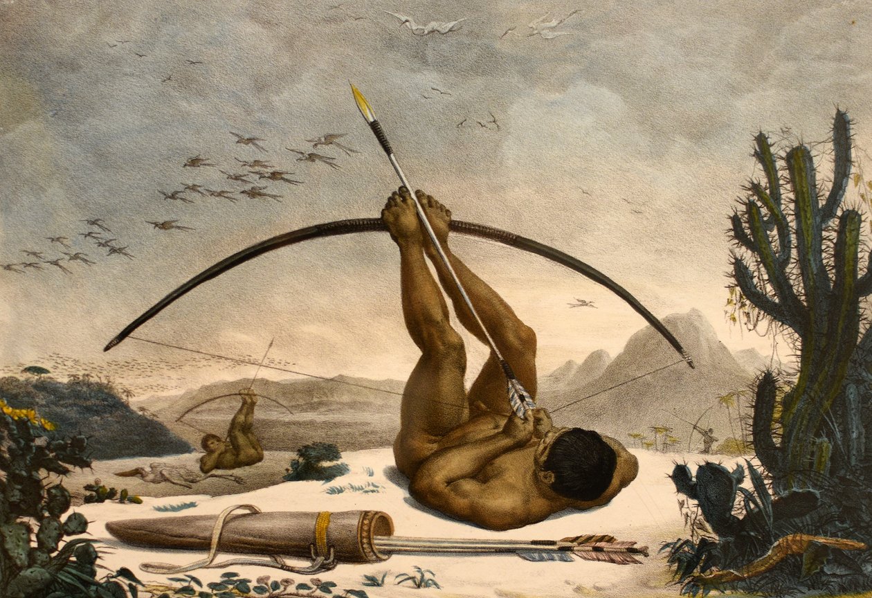 Caboclo autorstwa Jean-Baptiste Debret 1834 autorstwa Jean Baptiste Debret