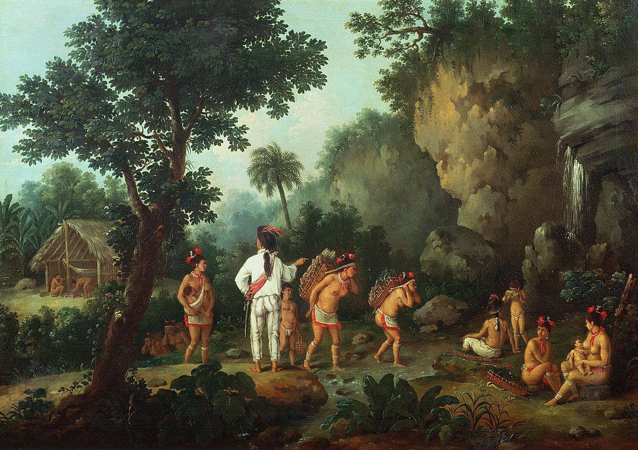 Łowca niewolników, ok. 1834-39 (olej na płótnie) autorstwa Jean Baptiste Debret
