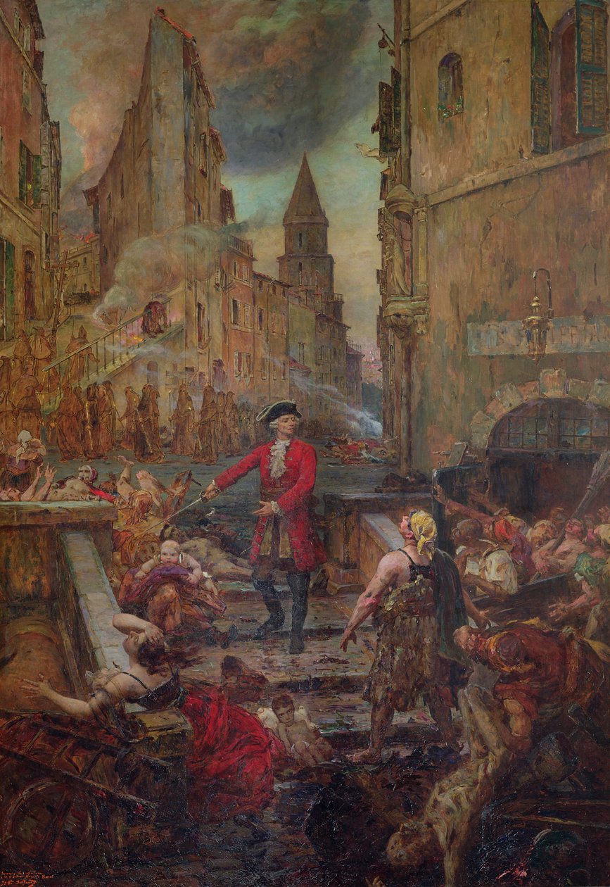 Kawaler Roze na Montee dAccoules, Marsylia autorstwa Jean Baptiste Duffaud