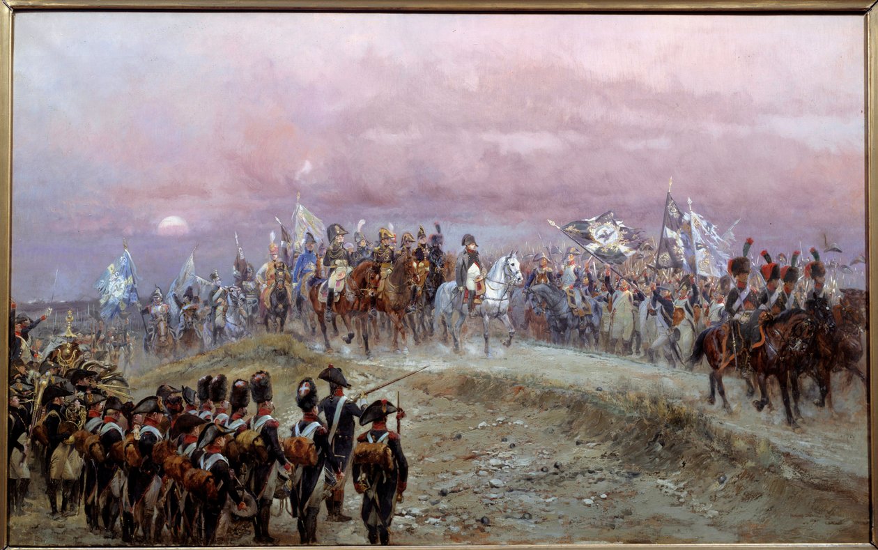 Wieczór bitwy pod Iena 14.10.1806 Obraz Edouarda Detaille (1848-1912) 1894 Nd. 0,8x1,3 m Paryż, Musee de l