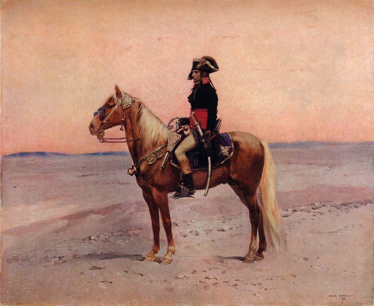Napoleon w Egipcie, ok. XIX w. autorstwa Jean Baptiste Edouard Detaille
