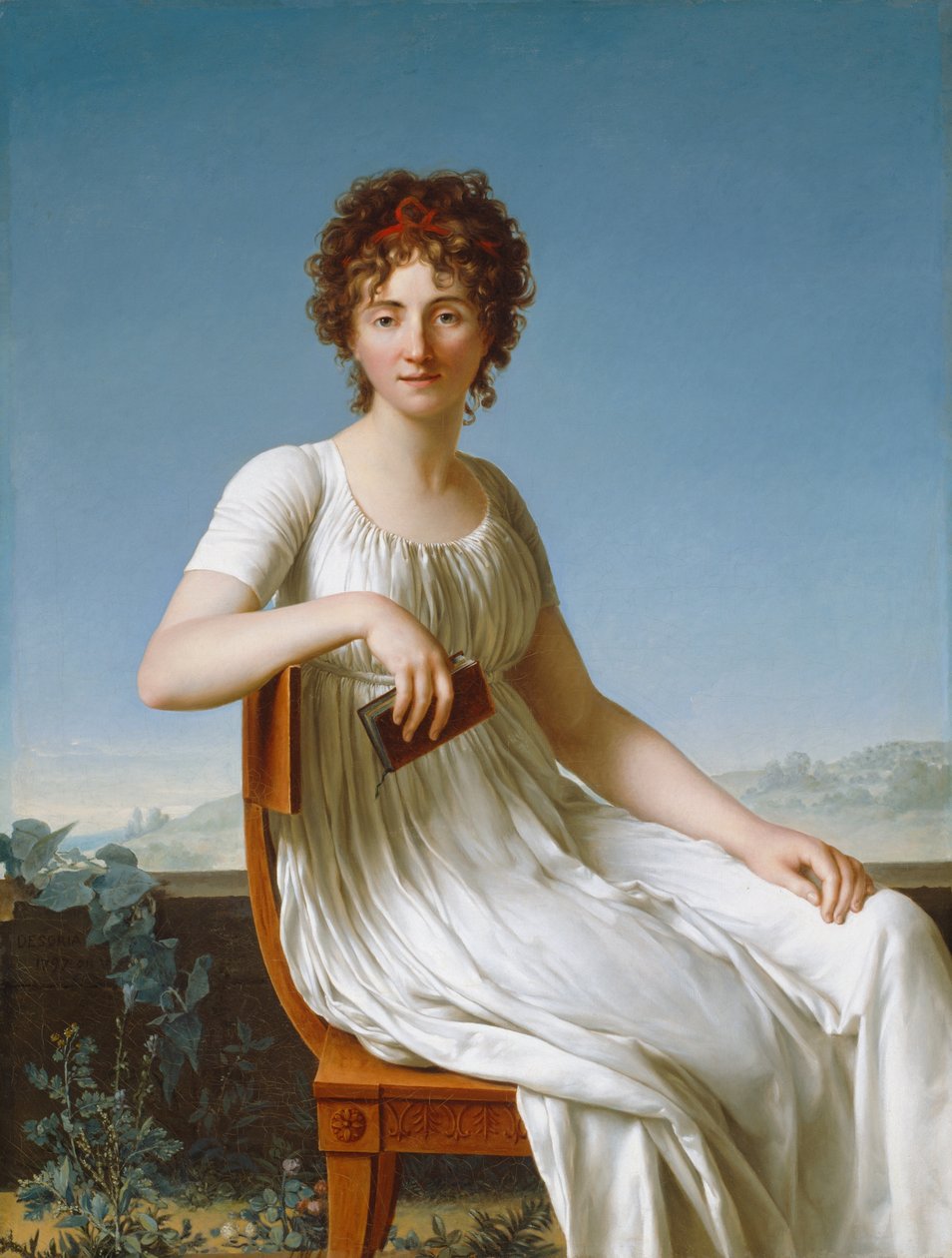 Portret Constance Pipelet autorstwa Jean Baptiste Francois Desoria
