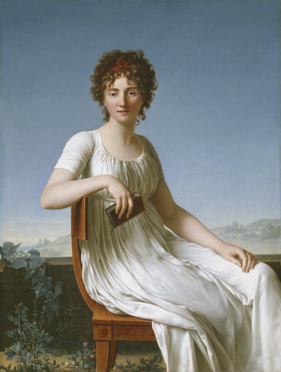 Portret Constance Pipelet, 1797 autorstwa Jean Baptiste Francois Desoria