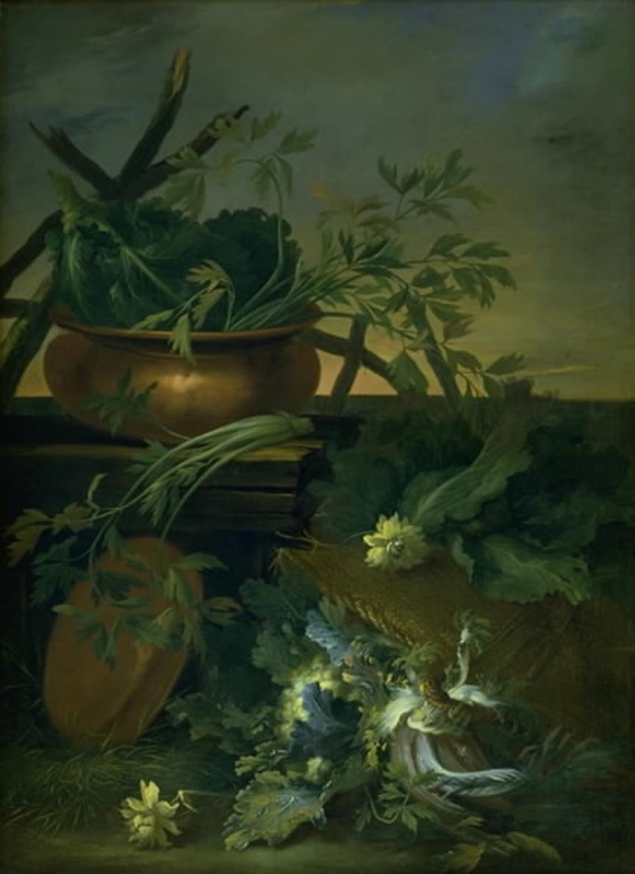 Martwa natura. Warzywa autorstwa Jean Baptiste Gaijot Dubuisson