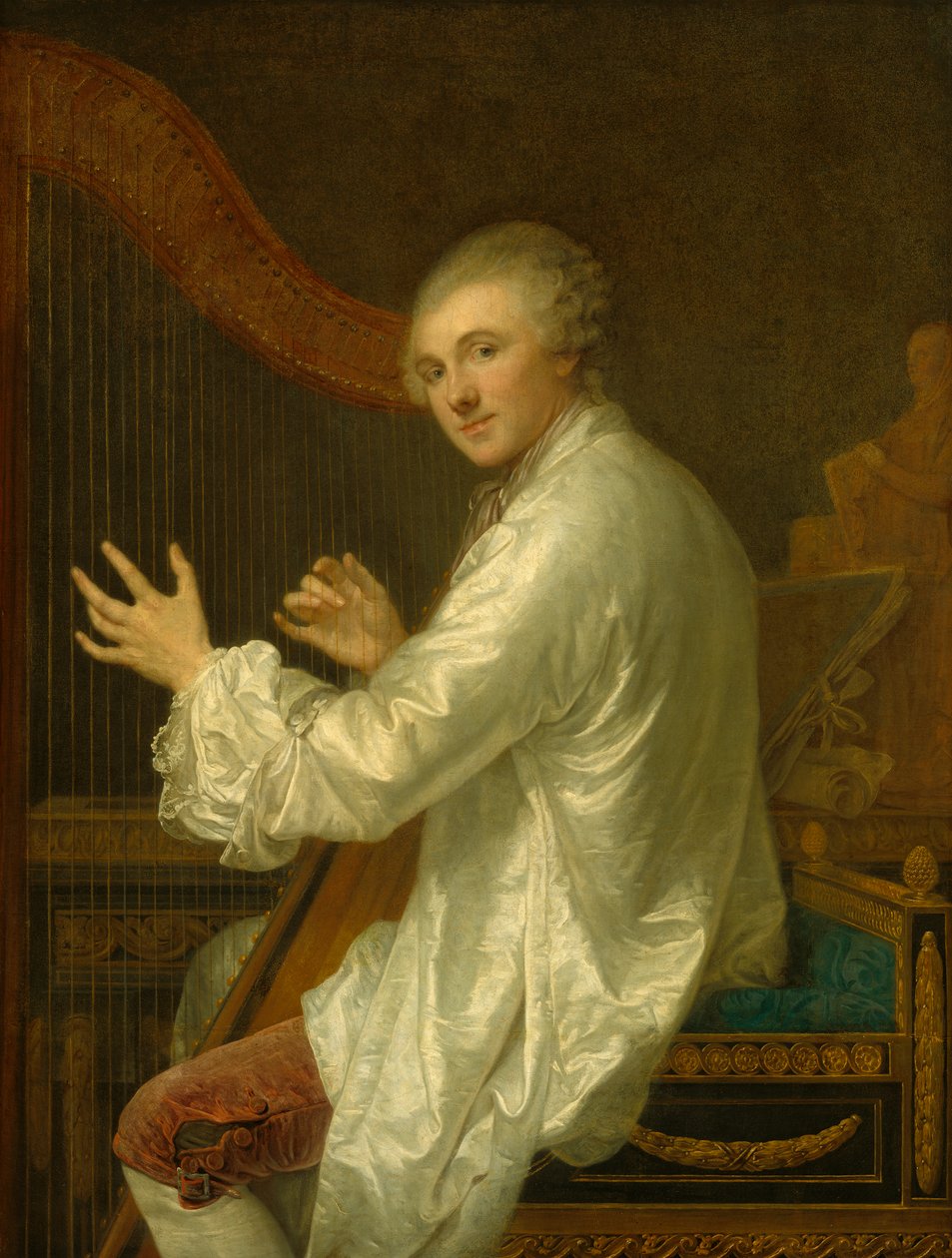 Anioł Laurent z La Live de Jully, ok. 1759 autorstwa Jean Baptiste Greuze