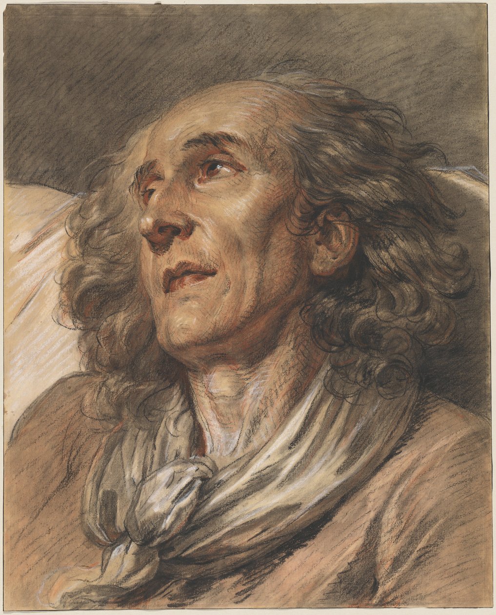 Popiersie starego człowieka autorstwa Jean Baptiste Greuze