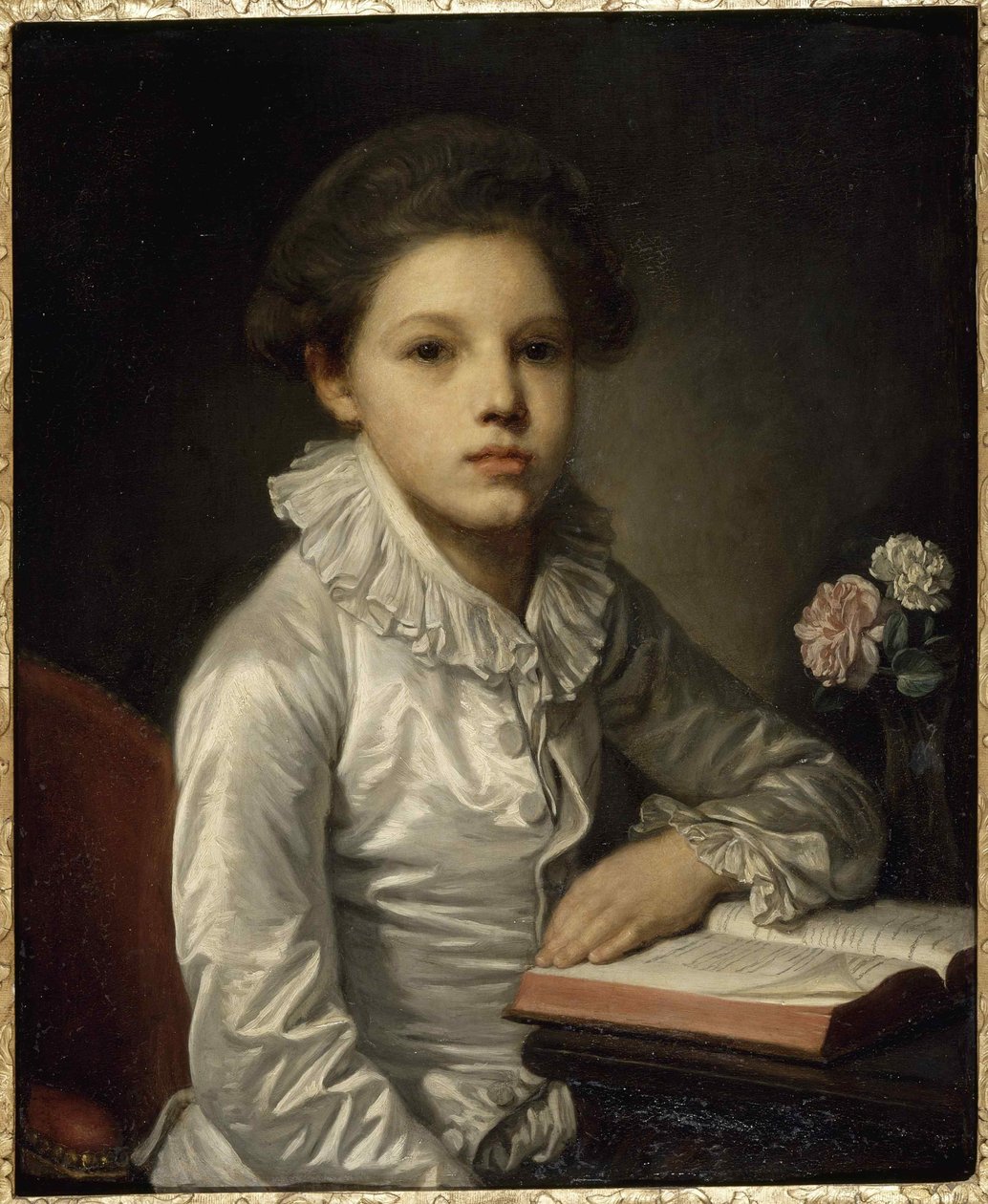 Charles Etienne de Bourgevin Vialart de Saint-Morys 1772-1817 jako dziecko, ca. 1783. autorstwa Jean Baptiste Greuze