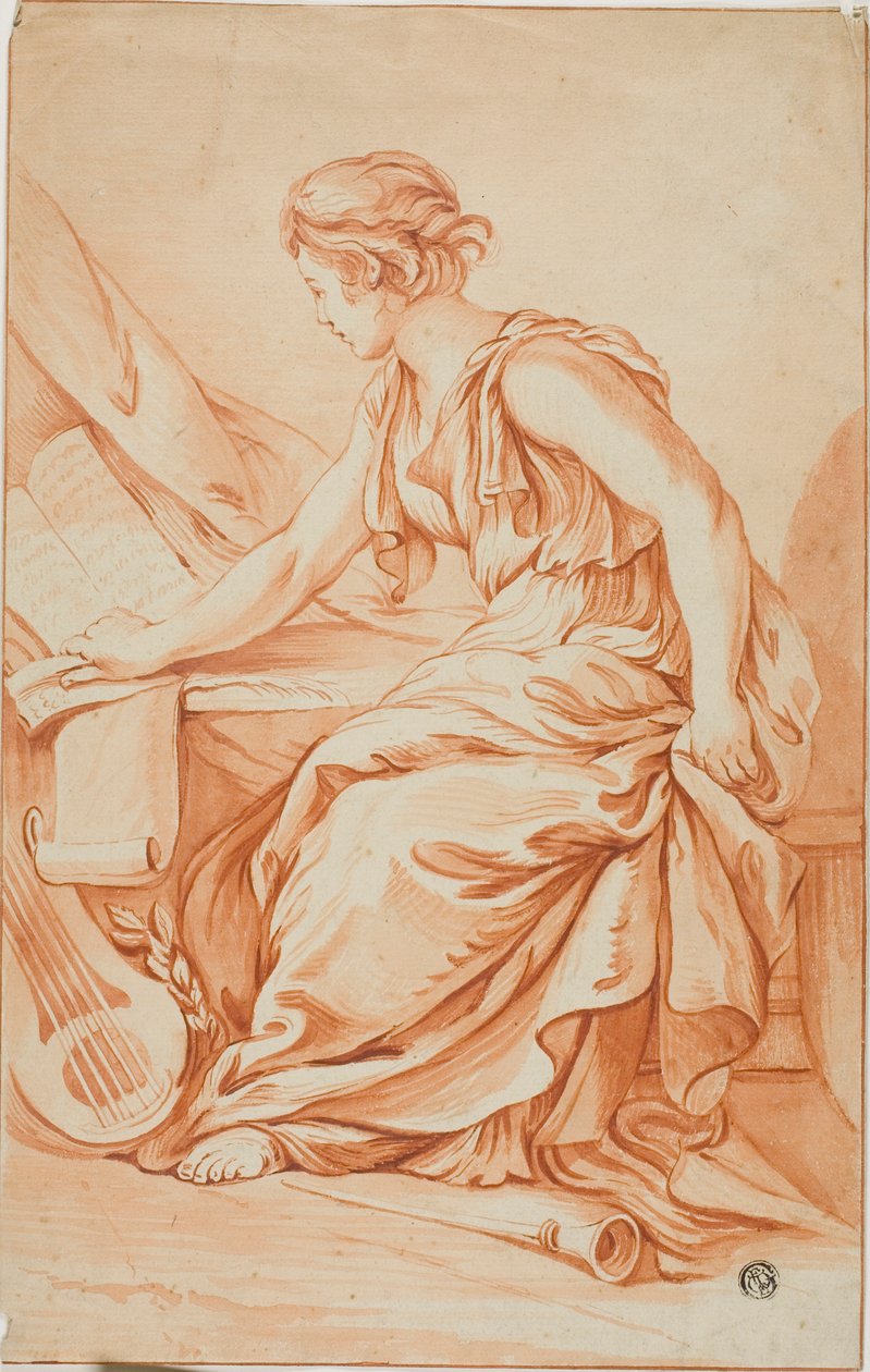 Eulerpe lub Clio autorstwa Jean Baptiste Greuze
