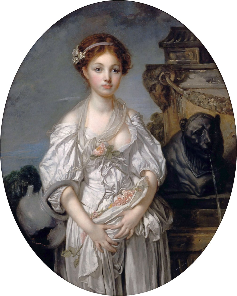 Francuski:  La cruche cassée Rozbity dzban autorstwa Jean Baptiste Greuze