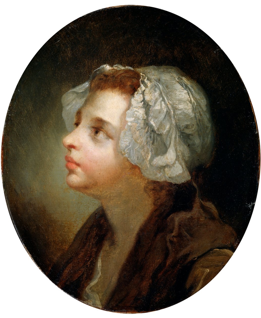 Głowa dziewczyny, XVIII wiek autorstwa Jean Baptiste Greuze