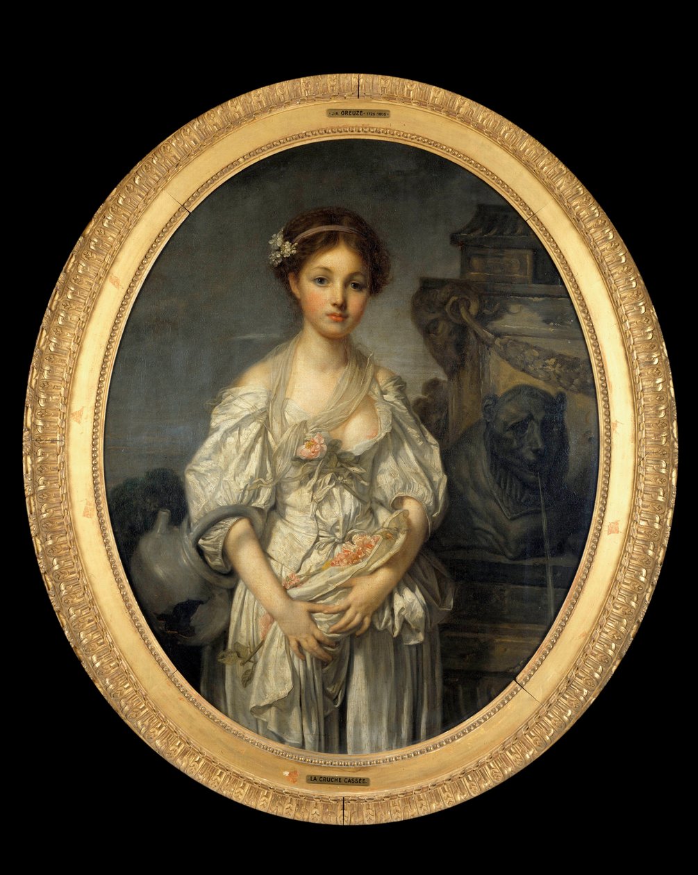 La juche cassee Obraz Jeana Baptiste Greuze (1725-1805) XVIII w. Słońce. 1,08x0,86m. autorstwa Jean Baptiste Greuze
