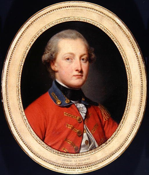 Portret Jerzego Augusta Herberta, ok. 1780 (olej na płótnie) autorstwa Jean Baptiste Greuze