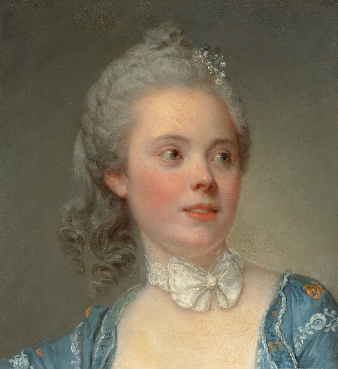 Portret damy, ok.1765 autorstwa Jean Baptiste Greuze