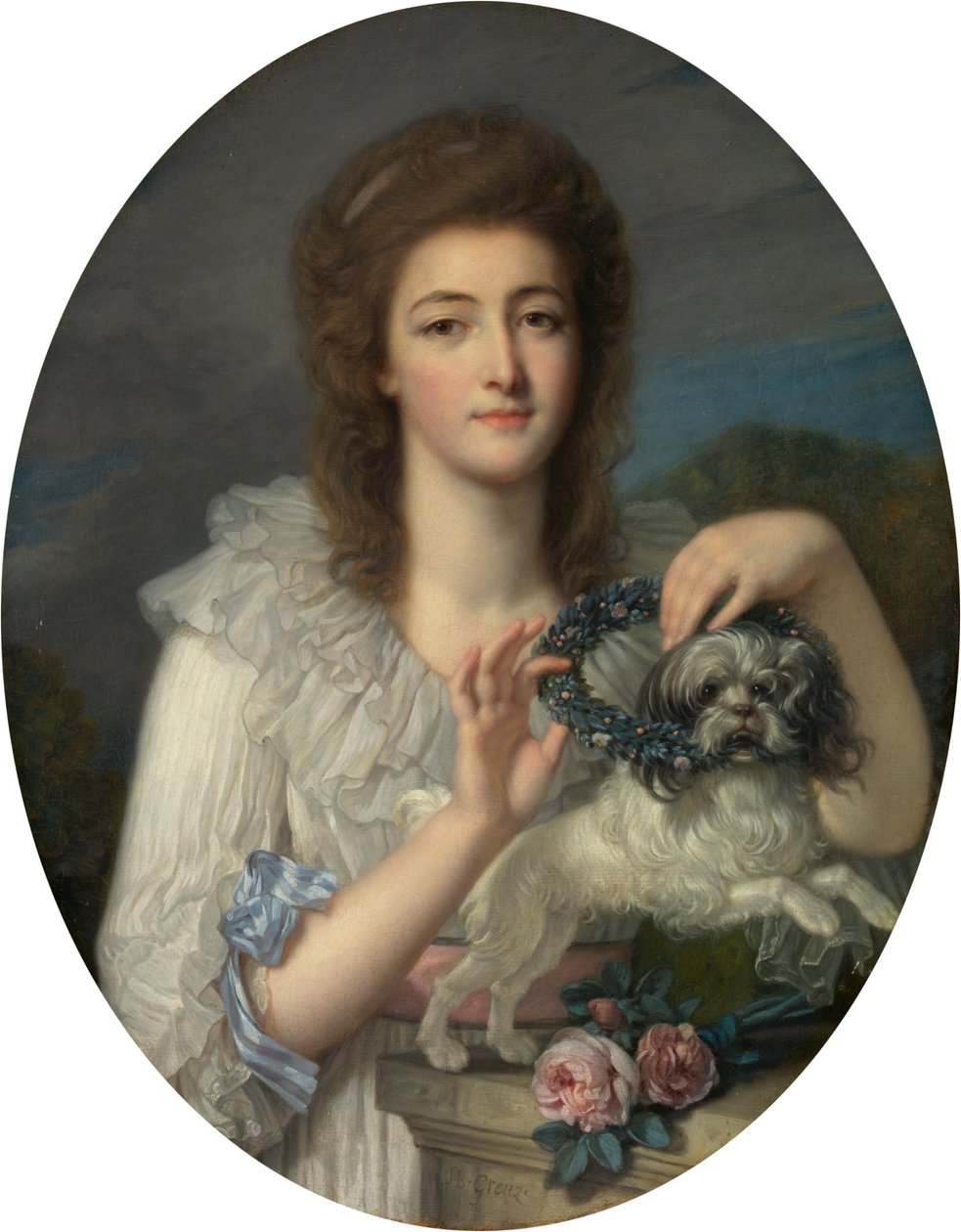 Księżniczka Warwara Nikołajewna Gagarina (1762-1802) autorstwa Jean Baptiste Greuze