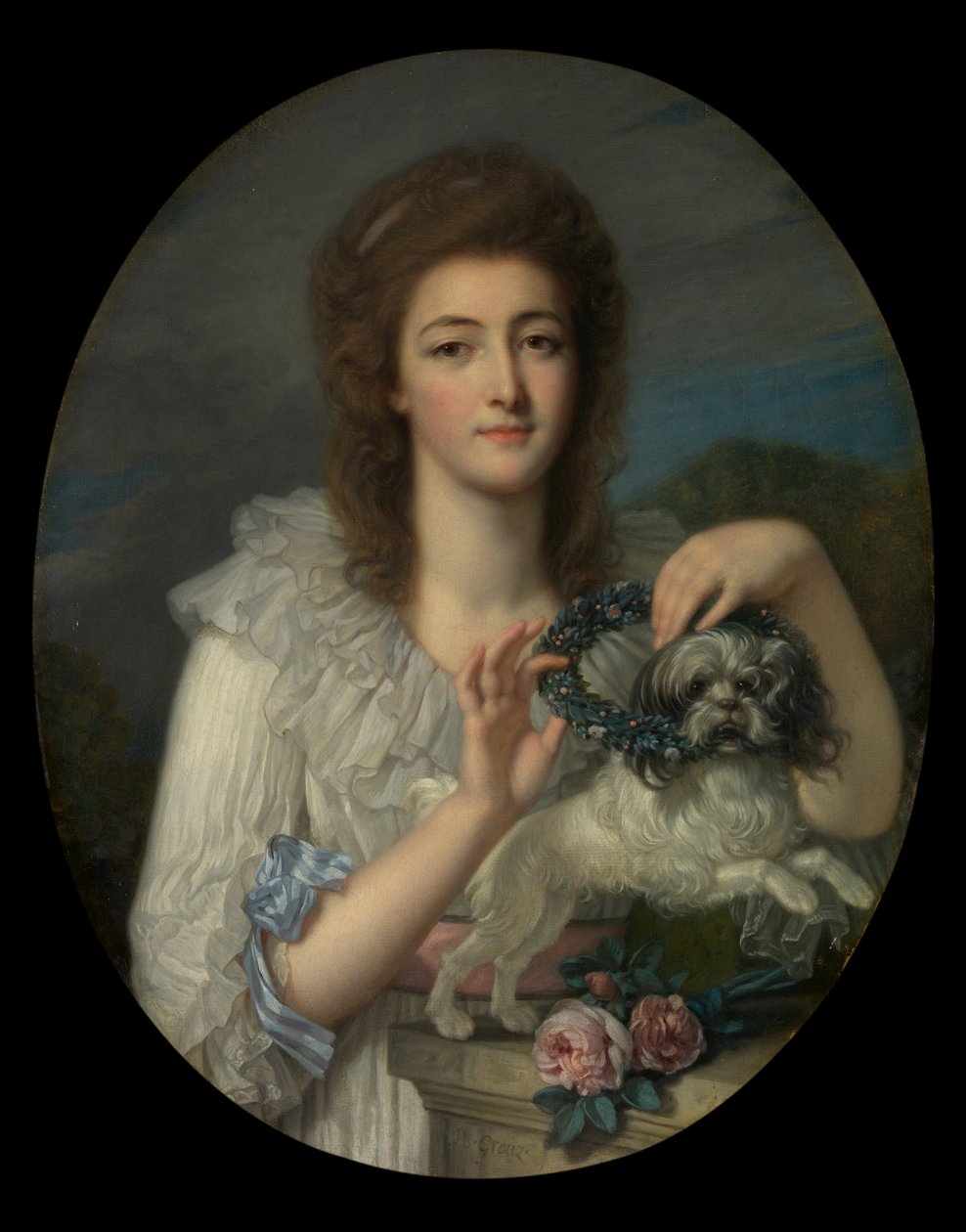 Księżniczka Warwara Nikołajewna Gagarina (1762-1802), ok. 1780-82 autorstwa Jean Baptiste Greuze